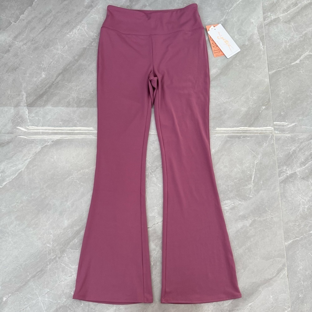 Women’s X By Gottex Peach Skin Collection Bootcut Leggings Yoga Pants Medium